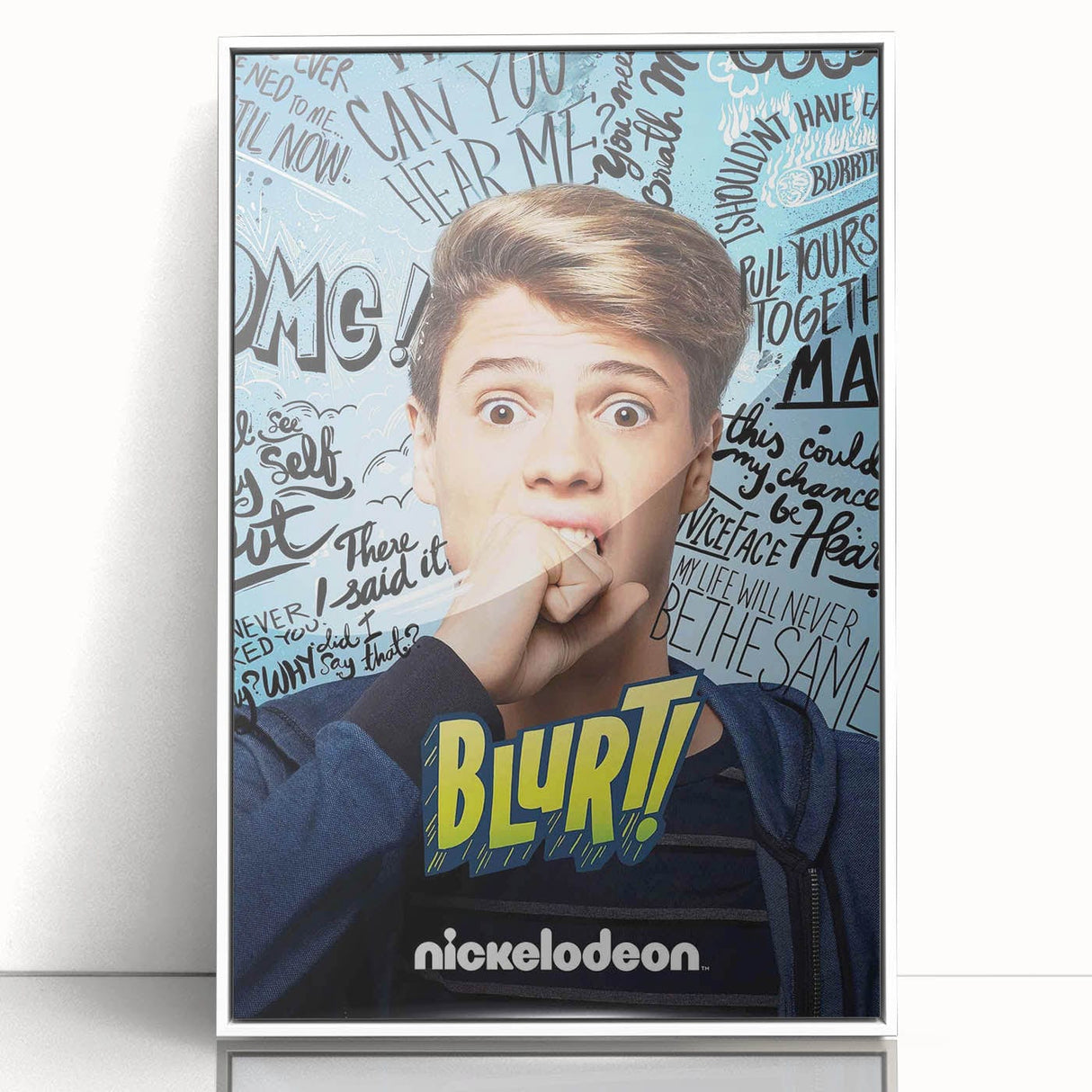 2010s Movie Poster Art - Blurt! Retro Vintage Film Print