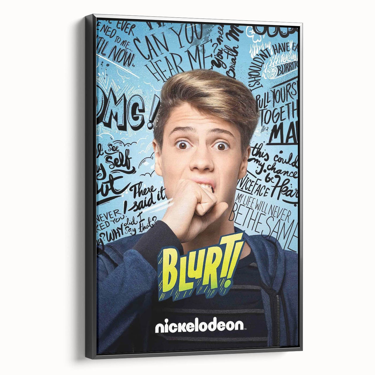 2010s Movie Poster Art - Blurt! Retro Vintage Film Print