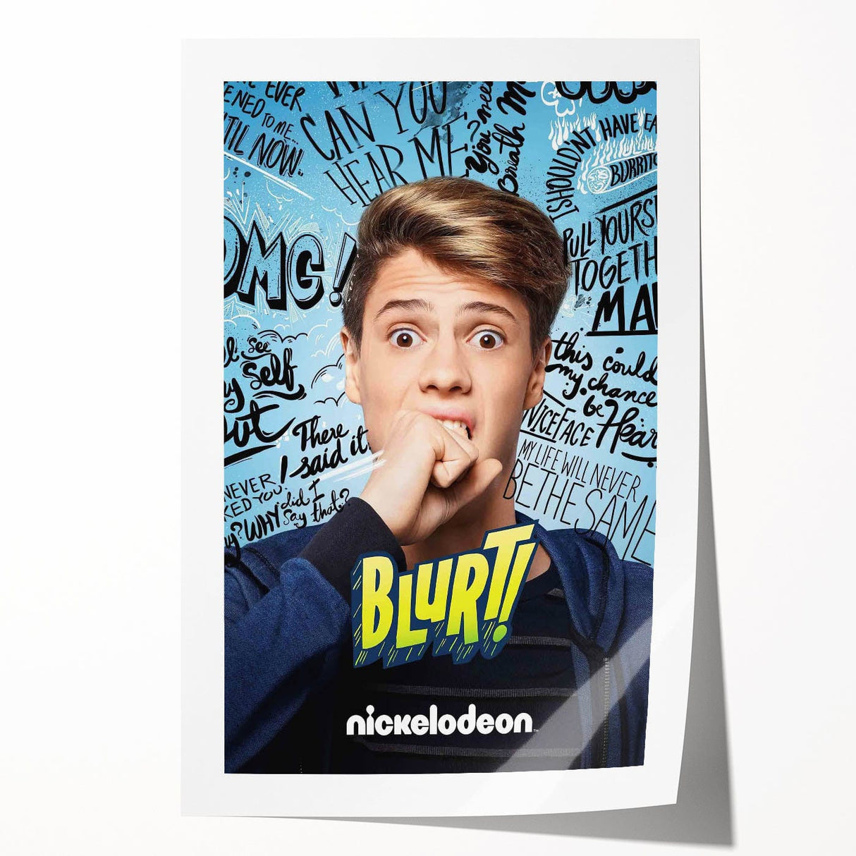 2010s Movie Poster Art - Blurt! Retro Vintage Film Print