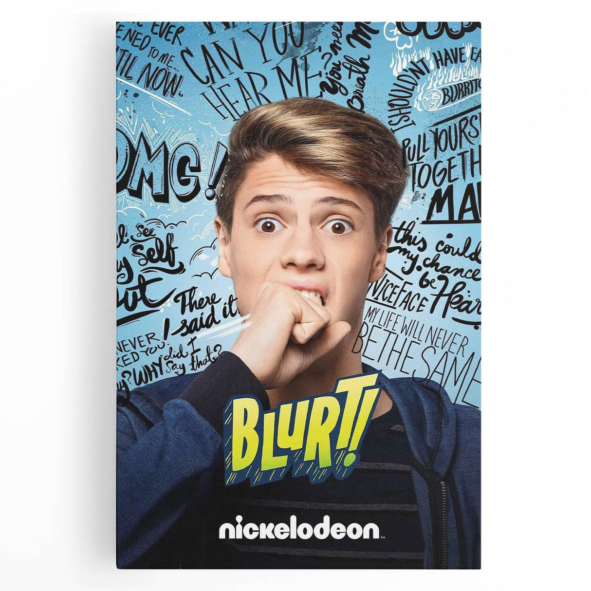 2010s Movie Poster Art - Blurt! Retro Vintage Film Print