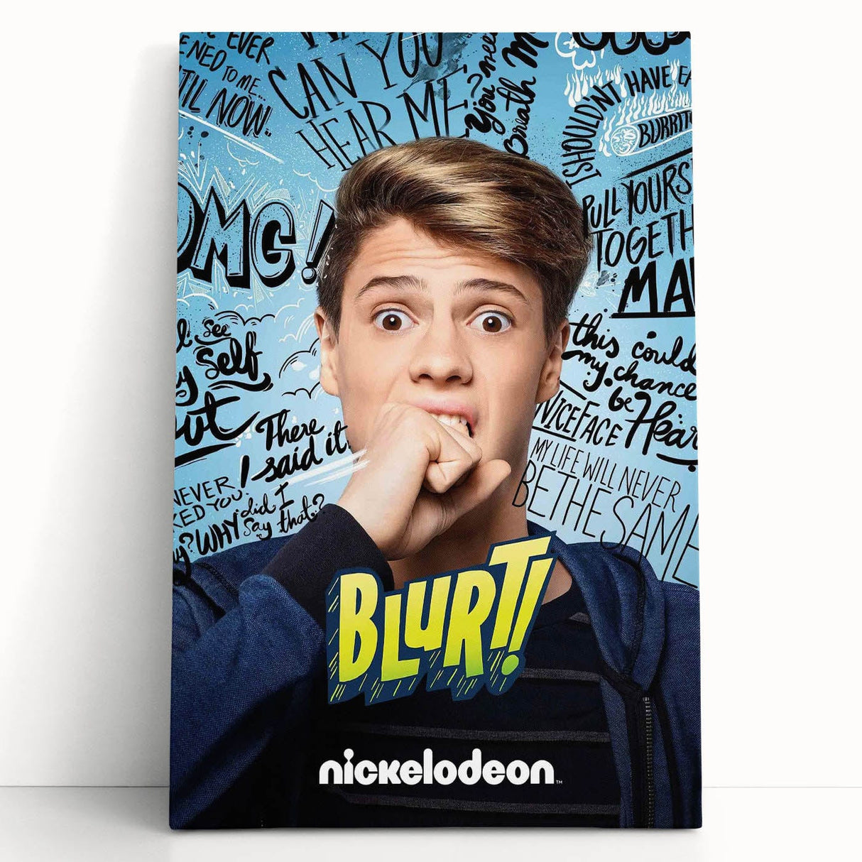 2010s Movie Poster Art - Blurt! Retro Vintage Film Print
