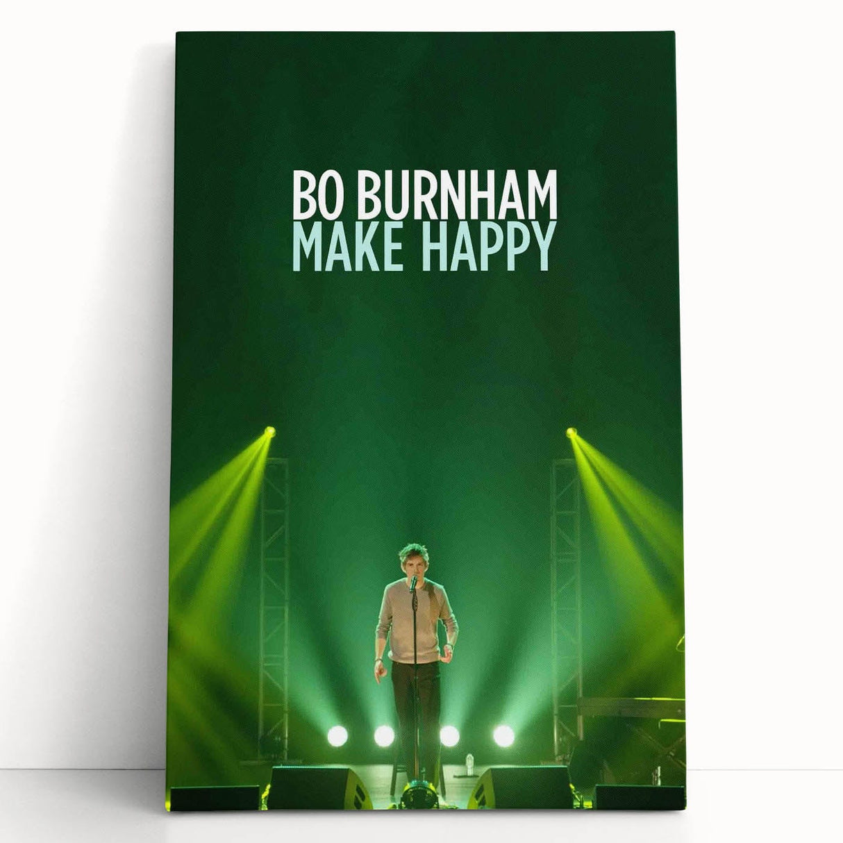 2010s Movie Poster Art - Bo Burnham Make Happy Vintage Film Print