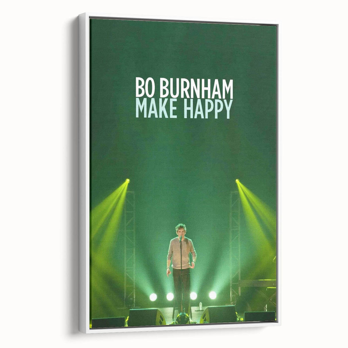 2010s Movie Poster Art - Bo Burnham Make Happy Vintage Film Print