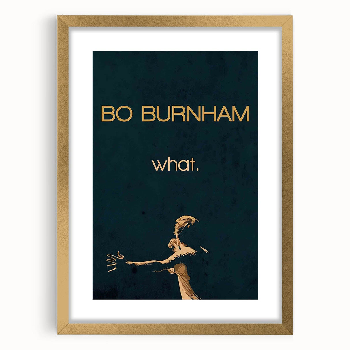 2010s Movie Poster Art - Bo Burnham what. Retro Vintage Film Print