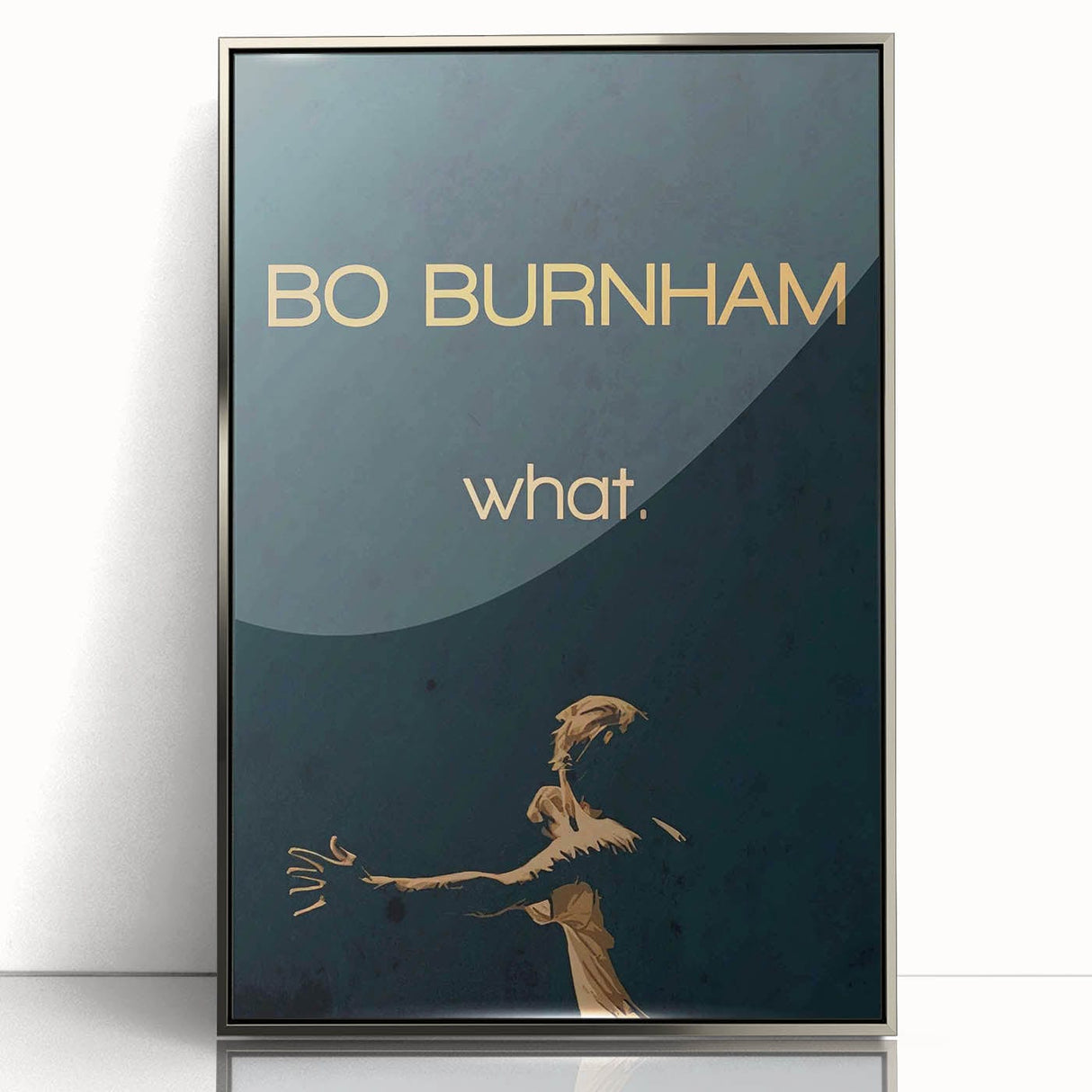 2010s Movie Poster Art - Bo Burnham what. Retro Vintage Film Print