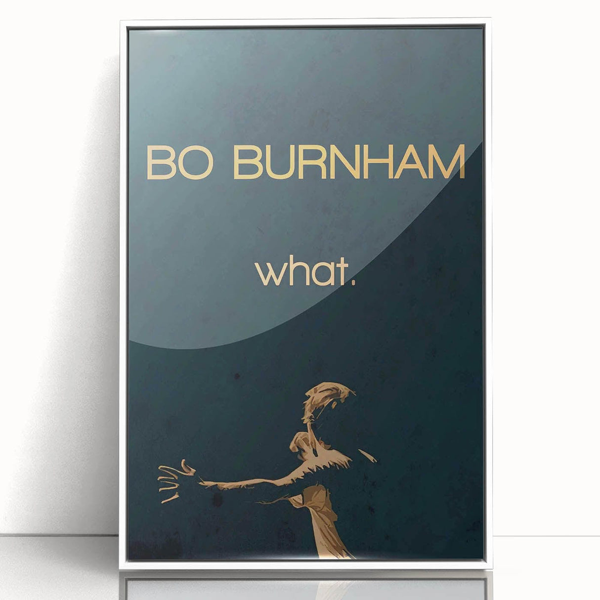 2010s Movie Poster Art - Bo Burnham what. Retro Vintage Film Print