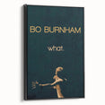 2010s Movie Poster Art - Bo Burnham what. Retro Vintage Film Print