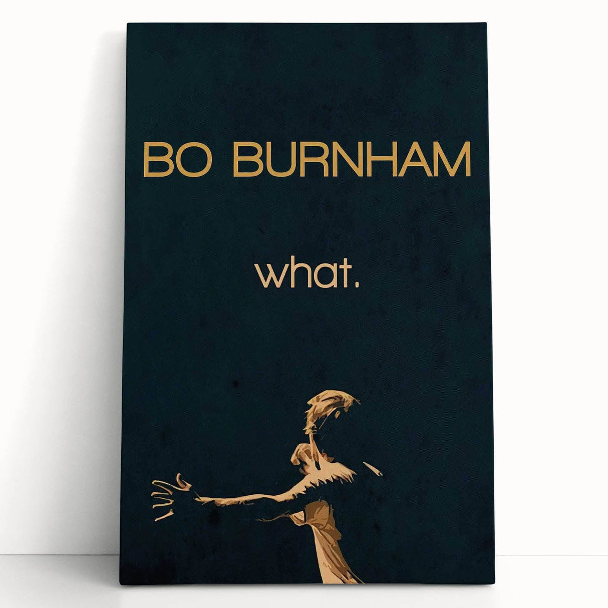 2010s Movie Poster Art - Bo Burnham what. Retro Vintage Film Print