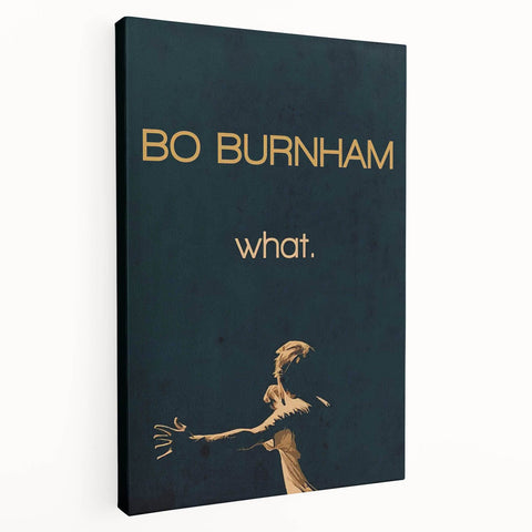 2010s Movie Poster Art - Bo Burnham what. Retro Vintage Film Print