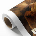 2010s Movie Poster Art – Vintage Bears Documentary Retro Wall Print