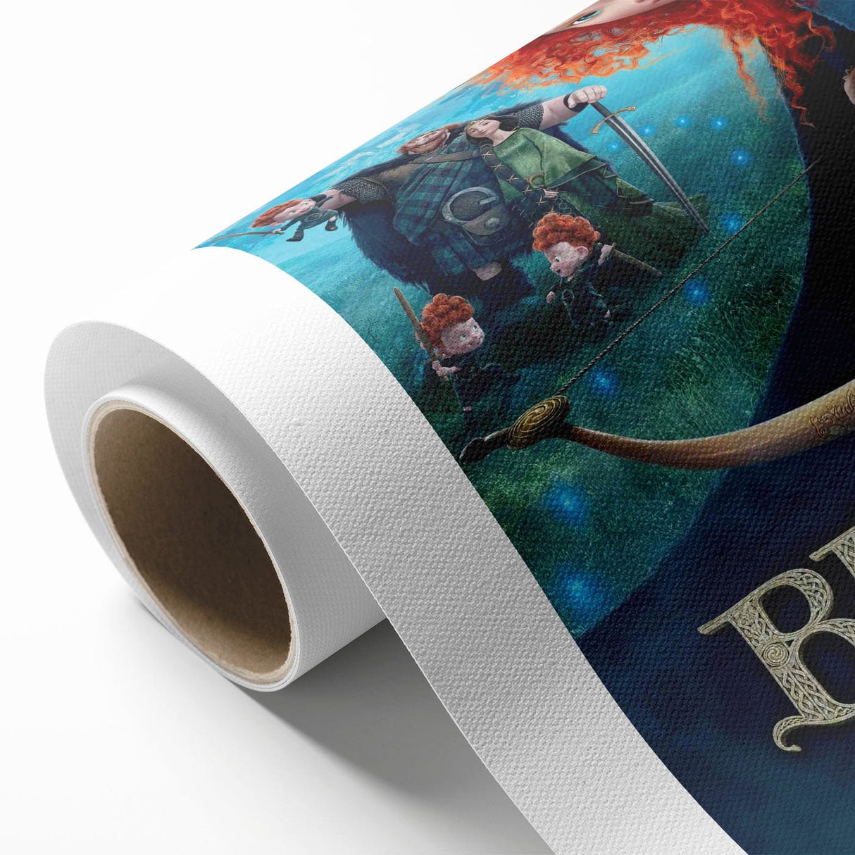 2010s Movie Poster Art - Brave Retro Vintage Film Print