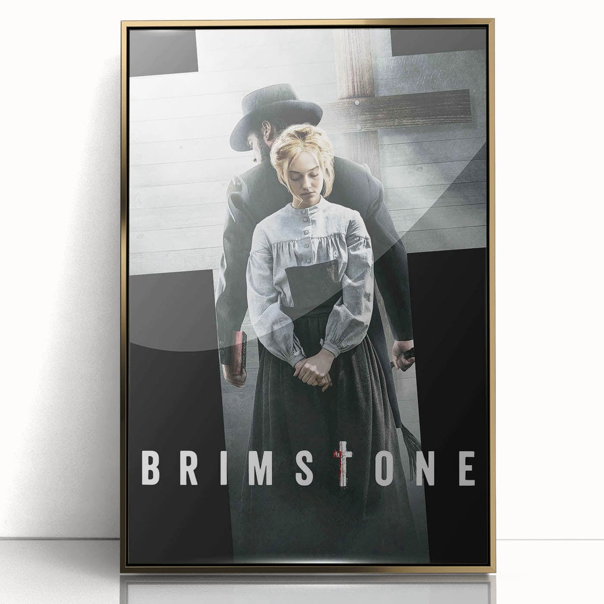 2010s Movie Poster Art - Brimstone Retro Vintage Film Print