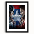 Classic 2010s Movie Poster Art – Vintage Captain America Print