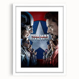 Classic 2010s Movie Poster Art – Vintage Captain America Print
