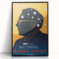 2010s Movie Poster Art – Vintage Becoming Warren Buffett Wall Print
