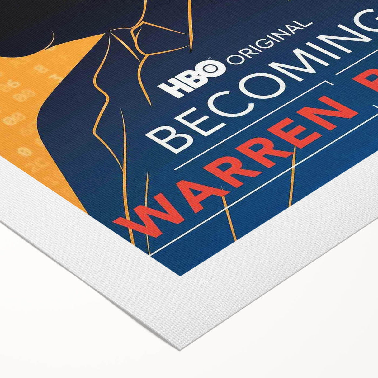 2010s Movie Poster Art – Vintage Becoming Warren Buffett Wall Print
