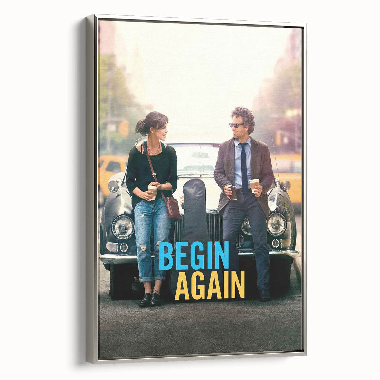2010s Movie Poster Art - Begin Again Retro Vintage Film Print