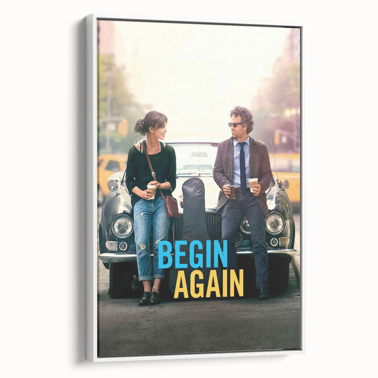 2010s Movie Poster Art - Begin Again Retro Vintage Film Print