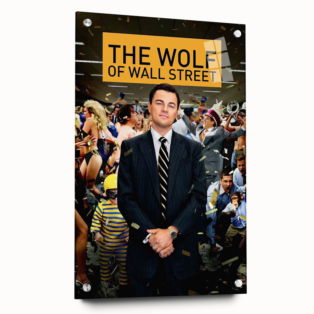 2010s Movie Poster Art - The Wolf of Wall Street Vintage Print