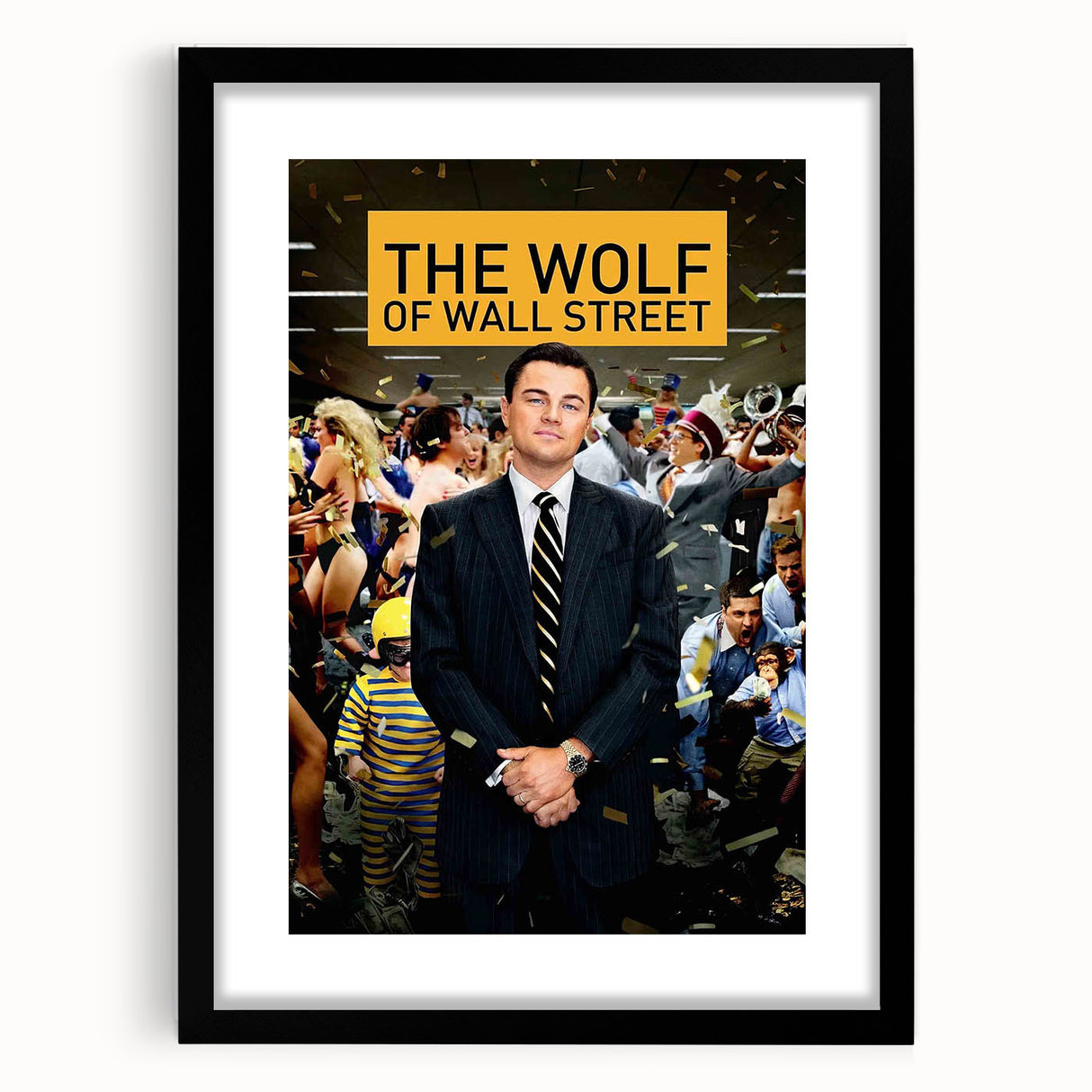 2010s Movie Poster Art - The Wolf of Wall Street Vintage Print