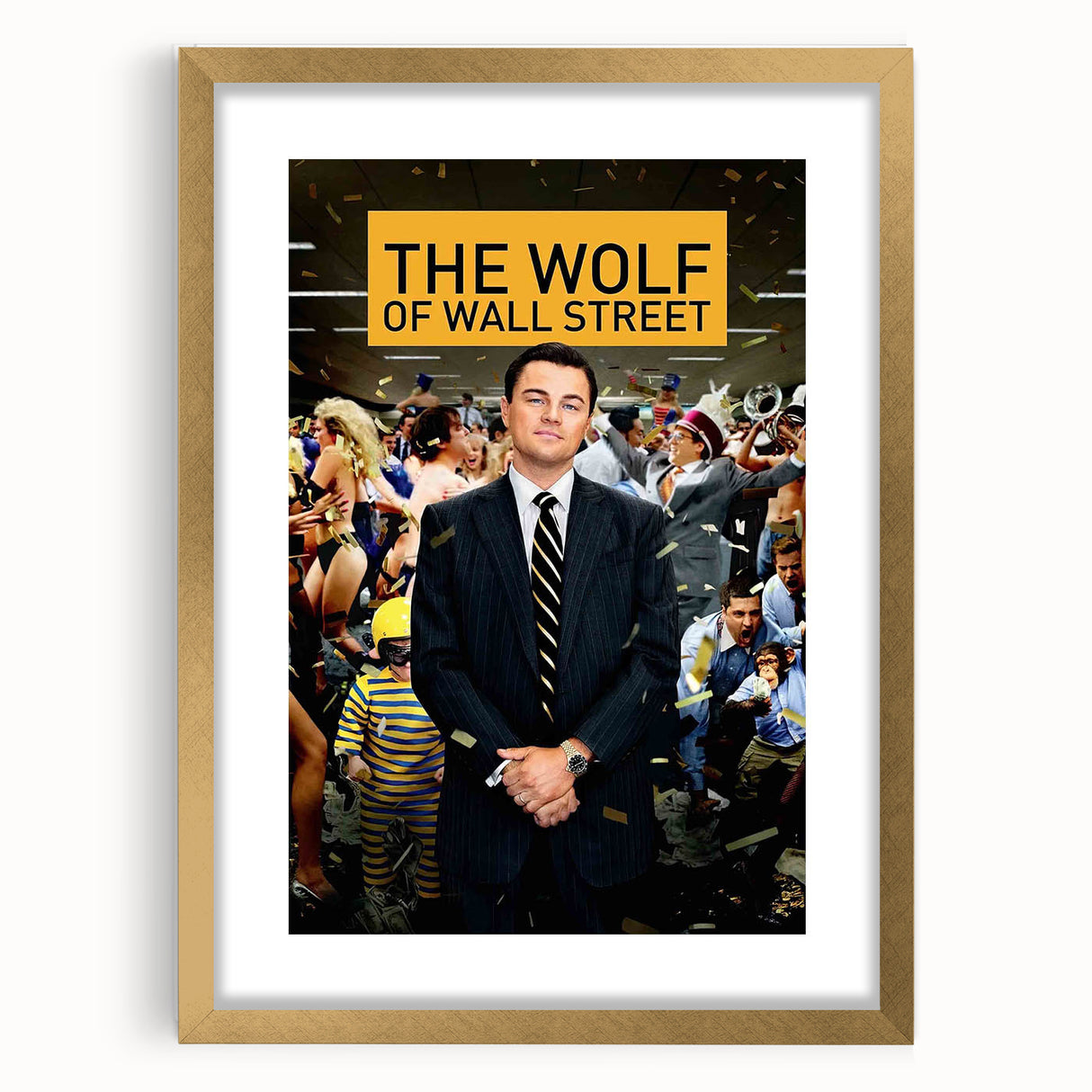 2010s Movie Poster Art - The Wolf of Wall Street Vintage Print
