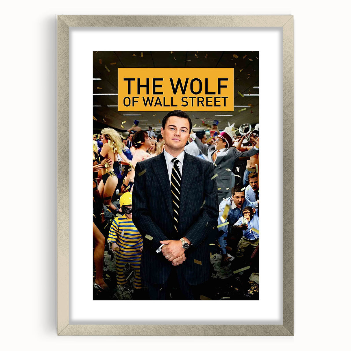 2010s Movie Poster Art - The Wolf of Wall Street Vintage Print