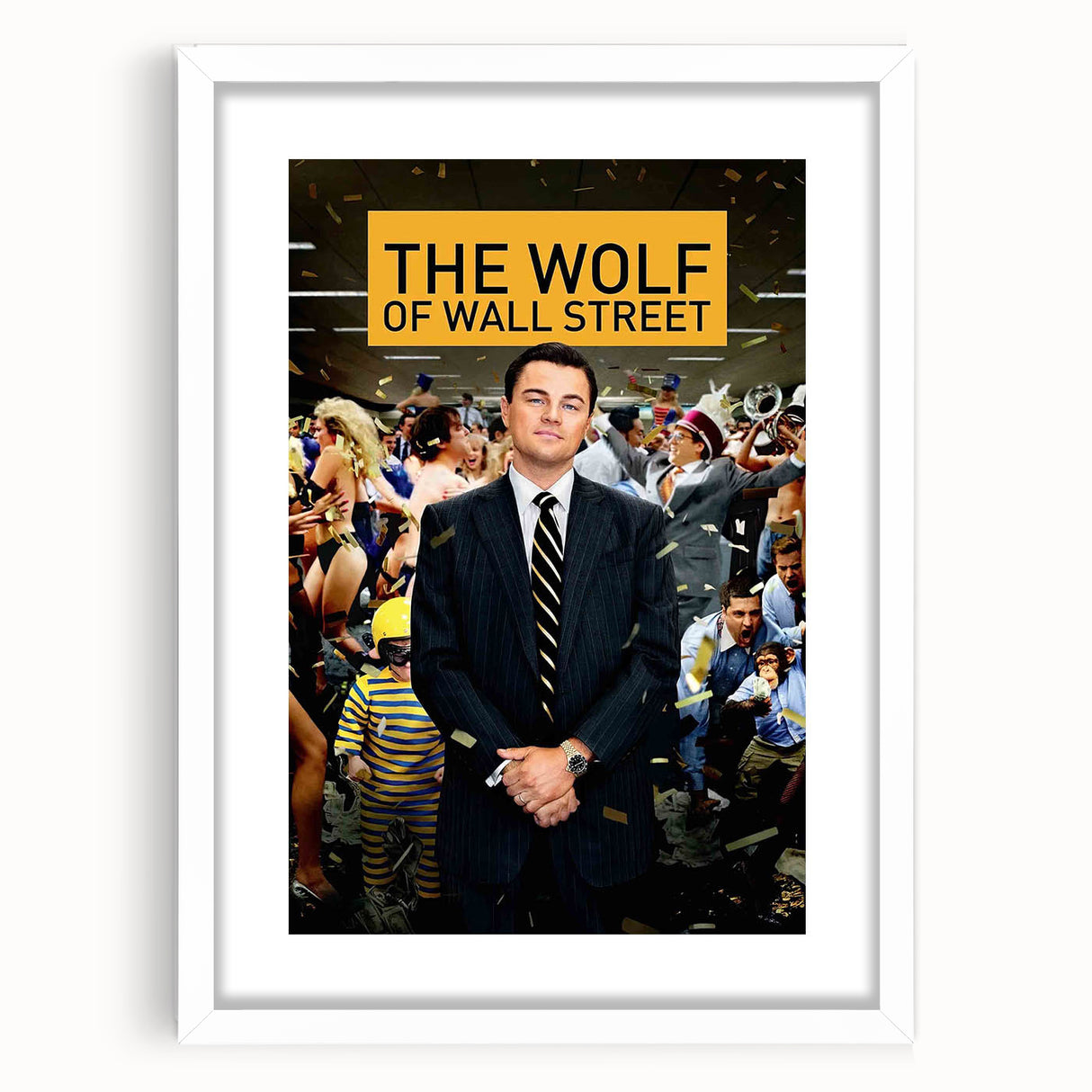 2010s Movie Poster Art - The Wolf of Wall Street Vintage Print