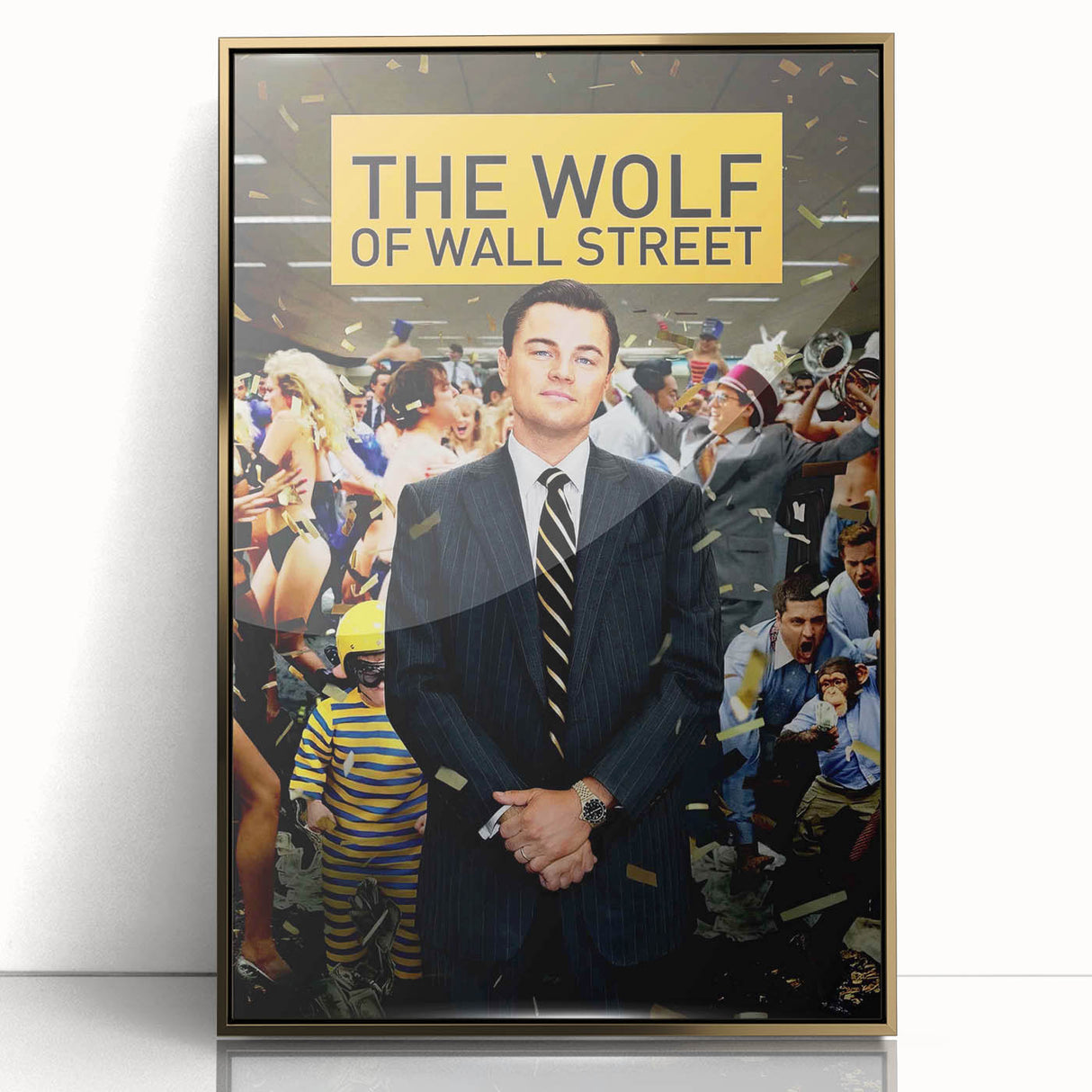 2010s Movie Poster Art - The Wolf of Wall Street Vintage Print