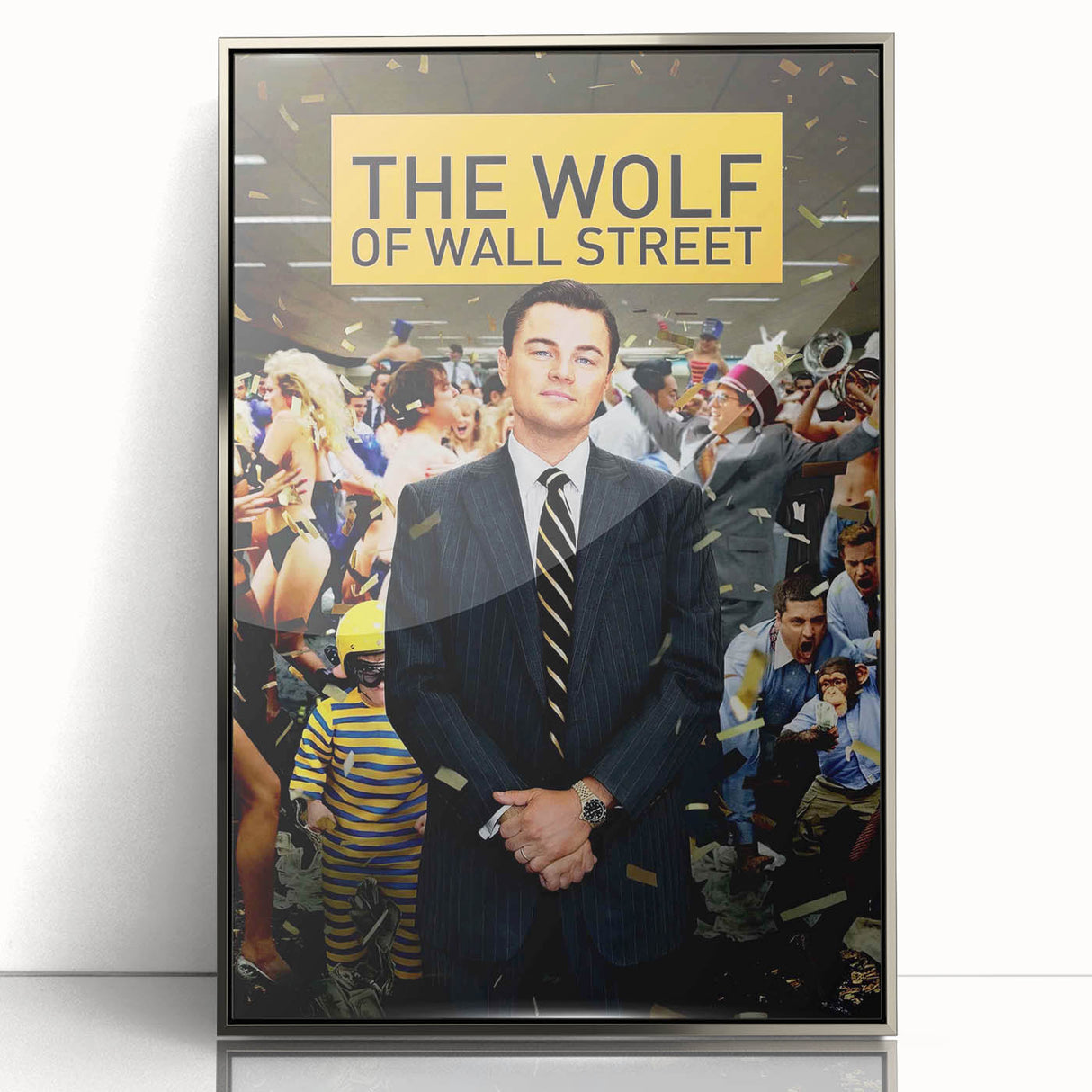 2010s Movie Poster Art - The Wolf of Wall Street Vintage Print