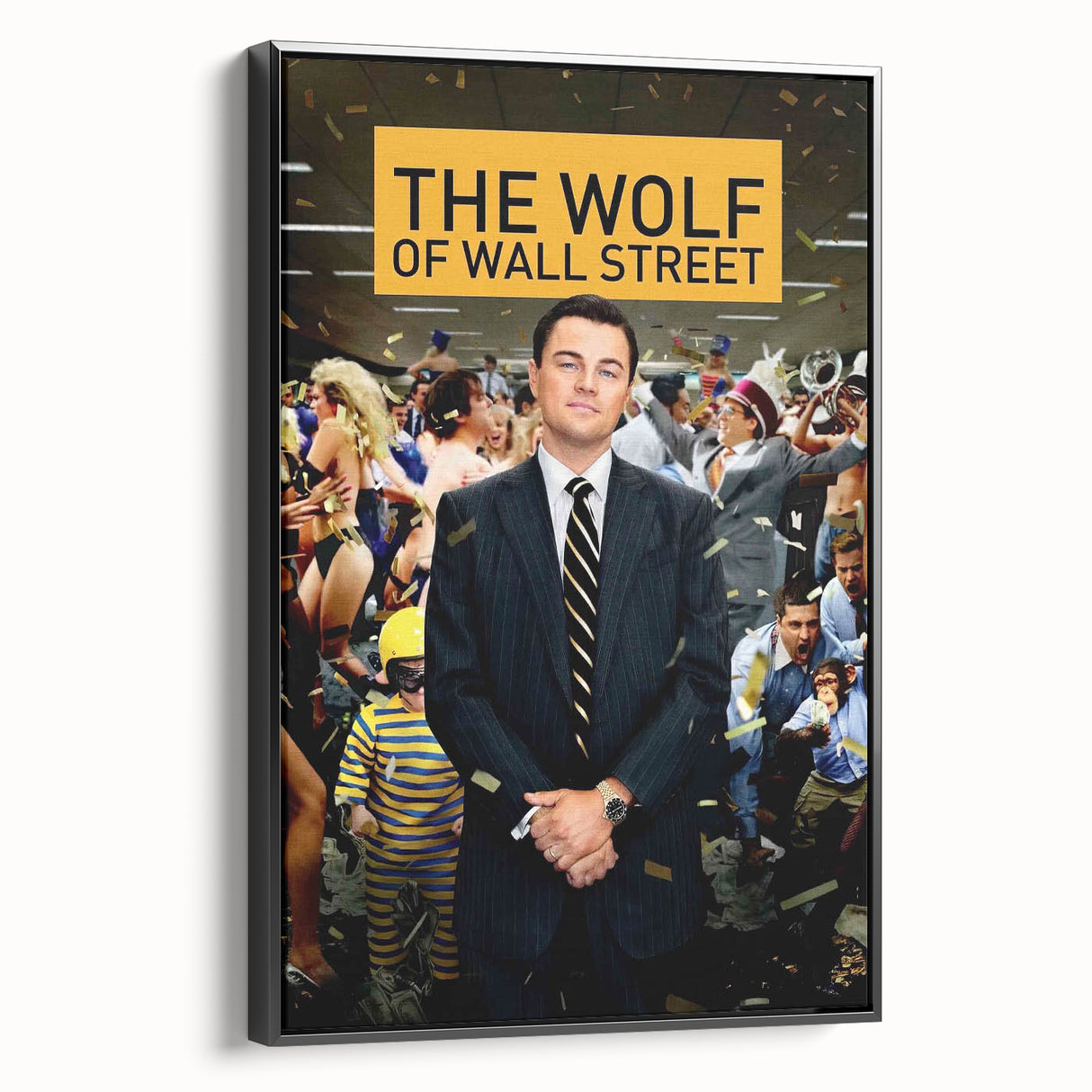 2010s Movie Poster Art - The Wolf of Wall Street Vintage Print