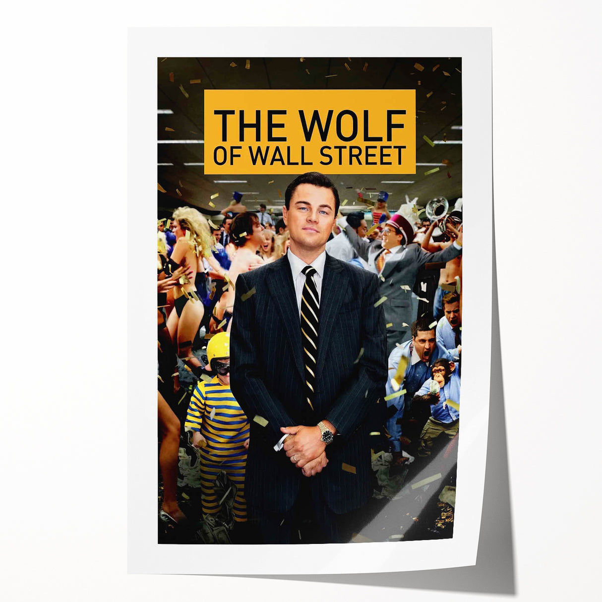 2010s Movie Poster Art - The Wolf of Wall Street Vintage Print