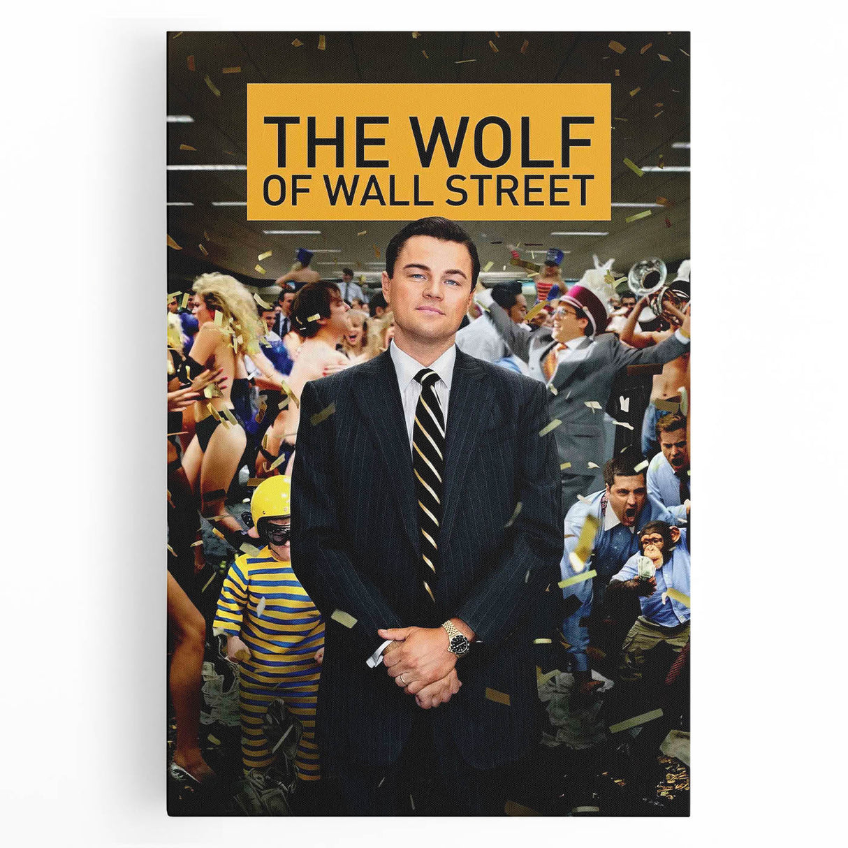 2010s Movie Poster Art - The Wolf of Wall Street Vintage Print
