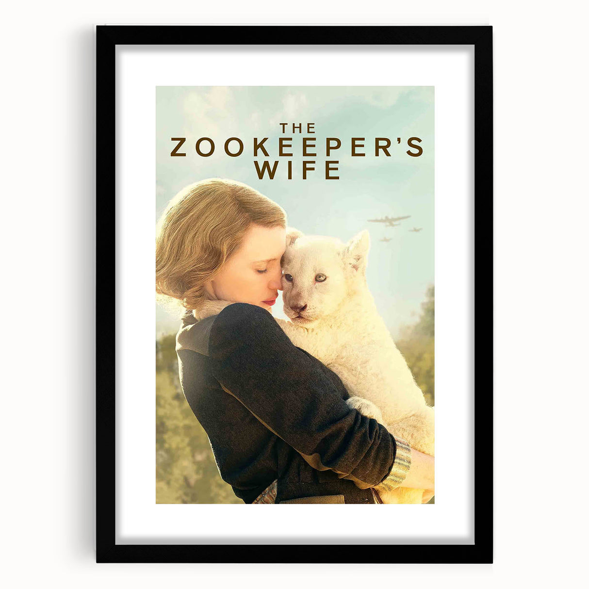 2010s Movie Poster Art - The Zookeeper’s Wife Vintage Poster Print