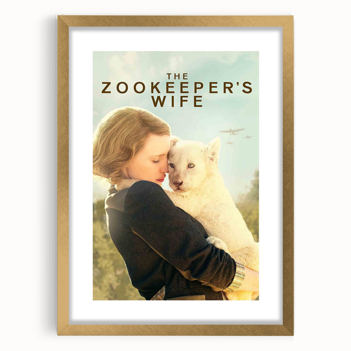 2010s Movie Poster Art - The Zookeeper’s Wife Vintage Poster Print