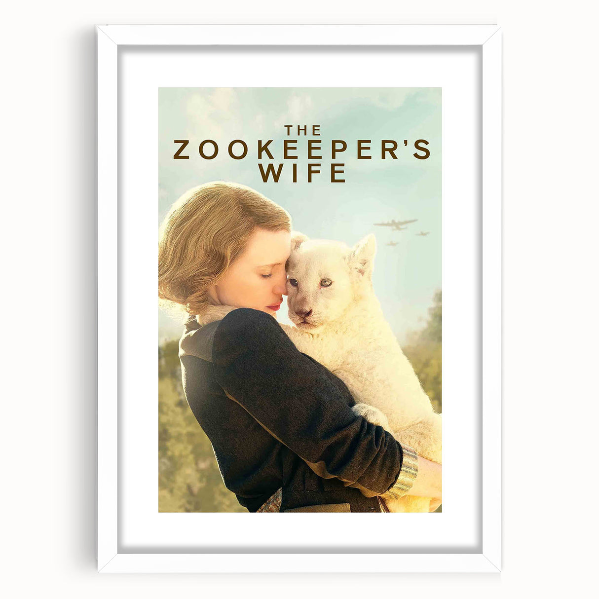 2010s Movie Poster Art - The Zookeeper’s Wife Vintage Poster Print