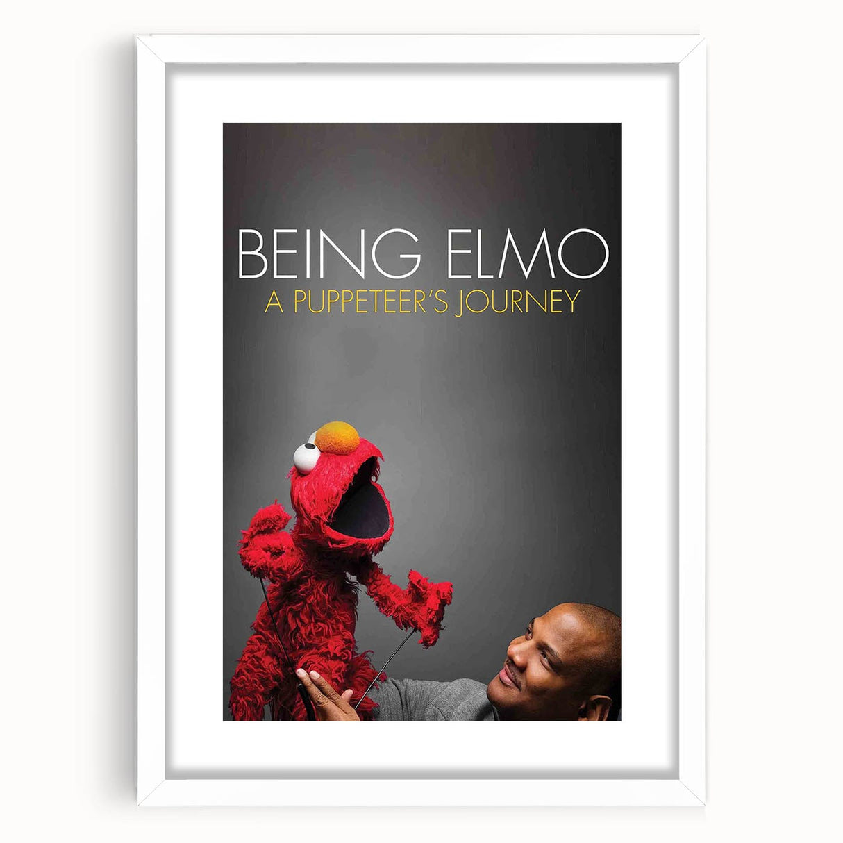 2010s Movie Poster Art - Being Elmo Retro Vintage Film Print