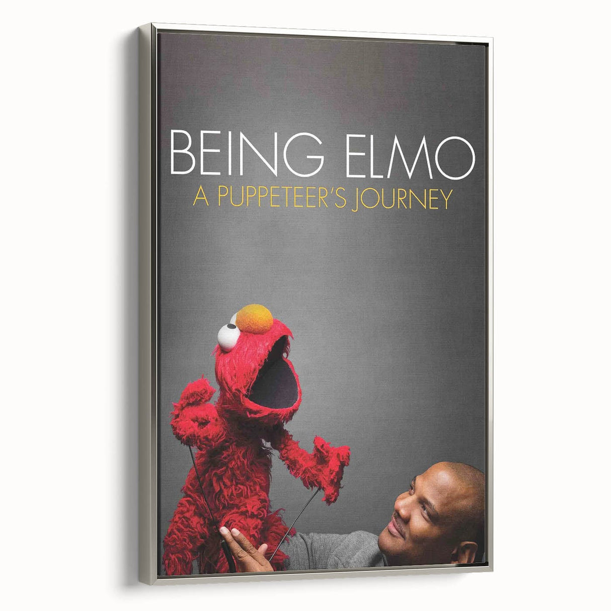 2010s Movie Poster Art - Being Elmo Retro Vintage Film Print