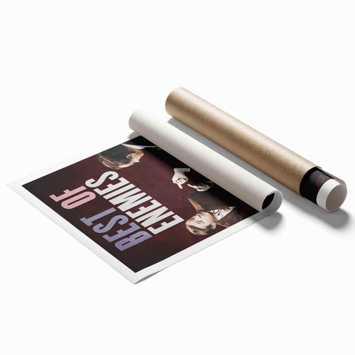 2010s Movie Poster Art - Best of Enemies Retro Vintage Film Print