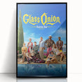 Glass Onion 2020s Vintage Movie Poster - Retro Film Art Print