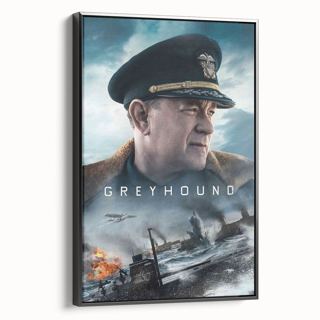Greyhound 2020s Vintage Movie Poster - Retro Film Art Print