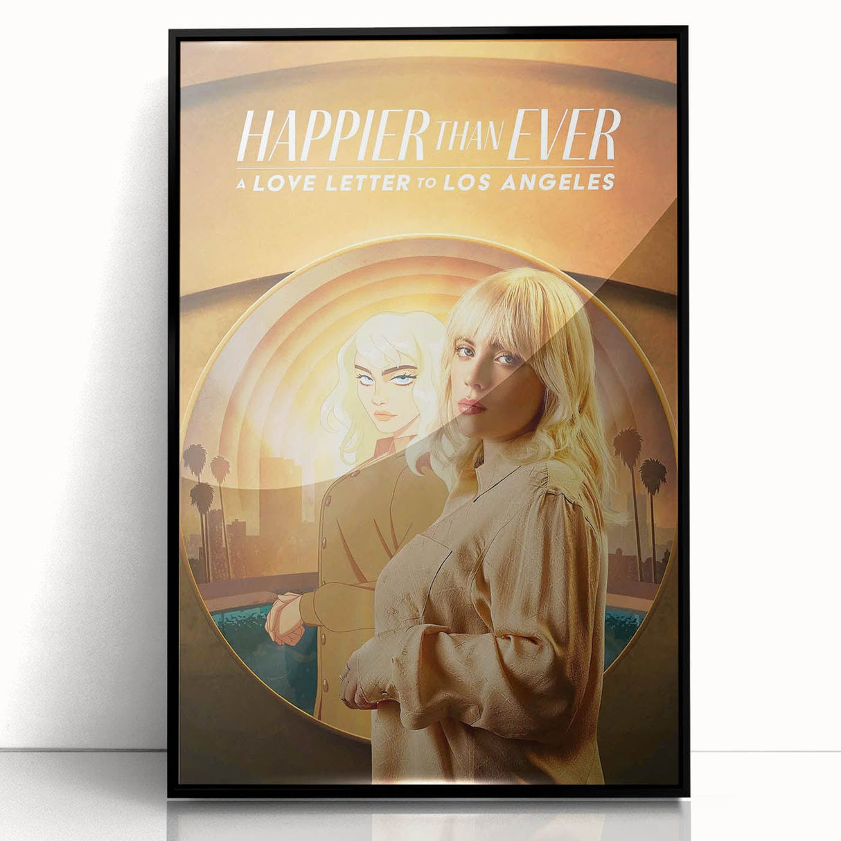 Happier Than Ever 2020s Vintage Movie Poster - Retro Film Art