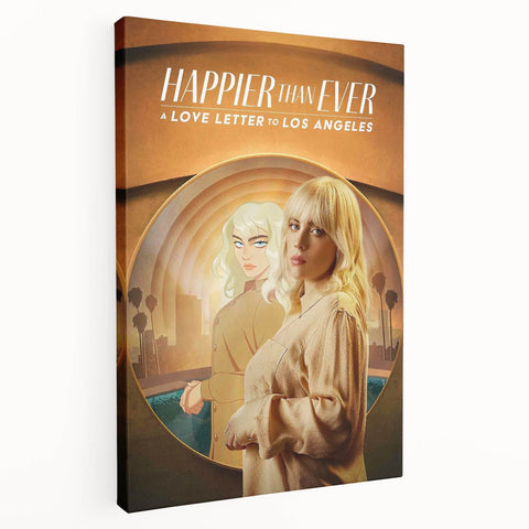 Happier Than Ever 2020s Vintage Movie Poster - Retro Film Art