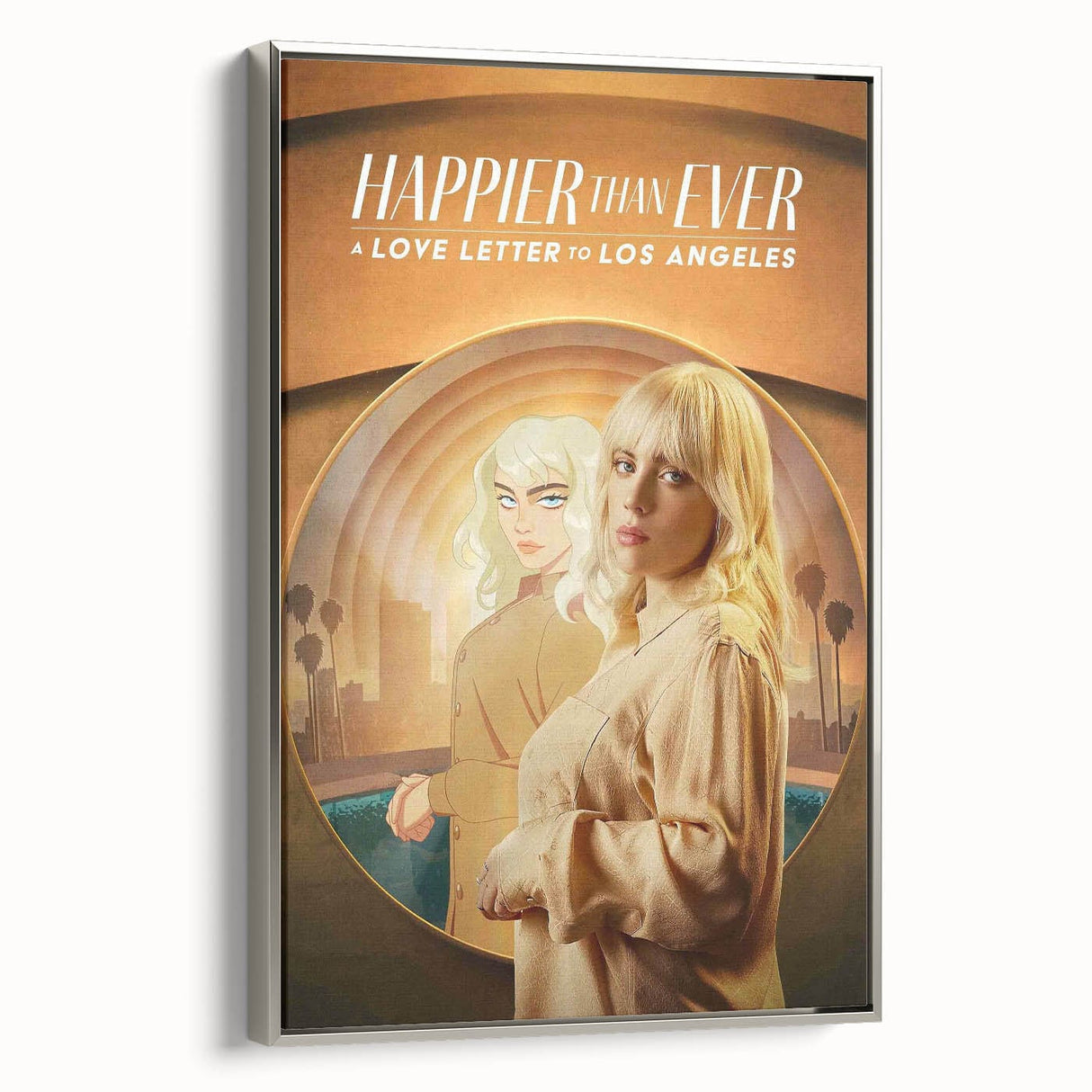 Happier Than Ever 2020s Vintage Movie Poster - Retro Film Art