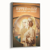 Happier Than Ever 2020s Vintage Movie Poster - Retro Film Art