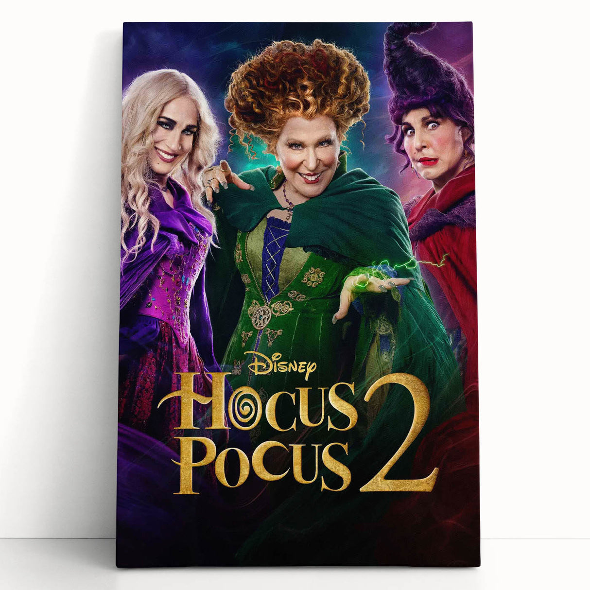 2020s Vintage Movie Poster Hocus Pocus 2 Retro Film Art Print