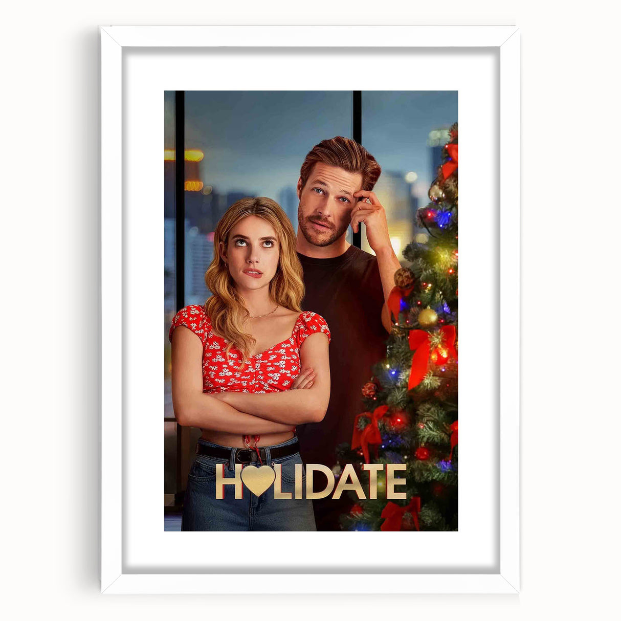 2020s Vintage Movie Poster – Holidate Retro Film Art Wall Print
