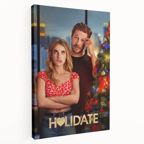 2020s Vintage Movie Poster – Holidate Retro Film Art Wall Print