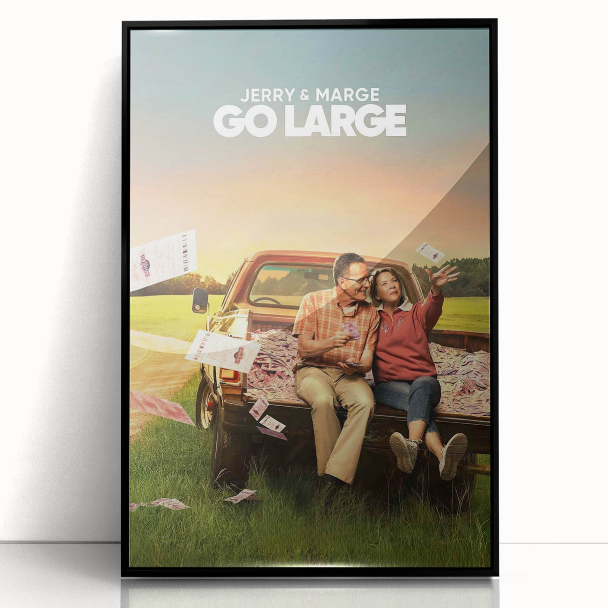 2020s Vintage Movie Poster – Jerry & Marge Go Large Retro Film Art