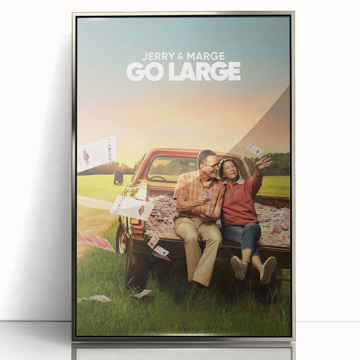 2020s Vintage Movie Poster – Jerry & Marge Go Large Retro Film Art
