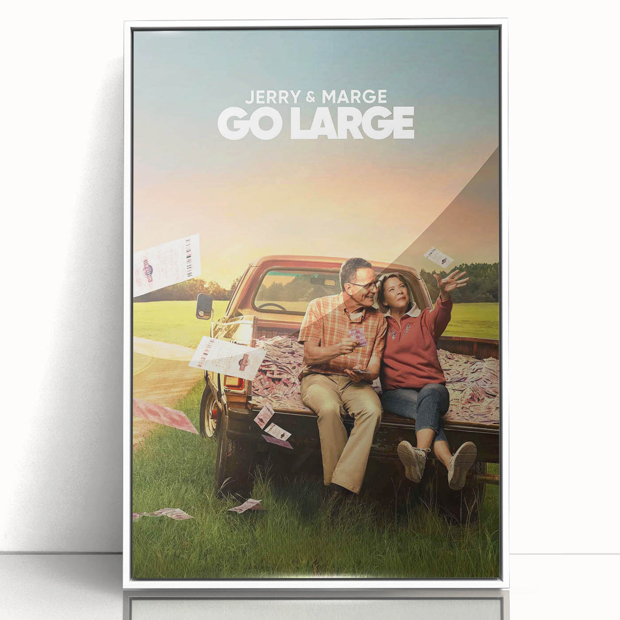 2020s Vintage Movie Poster – Jerry & Marge Go Large Retro Film Art